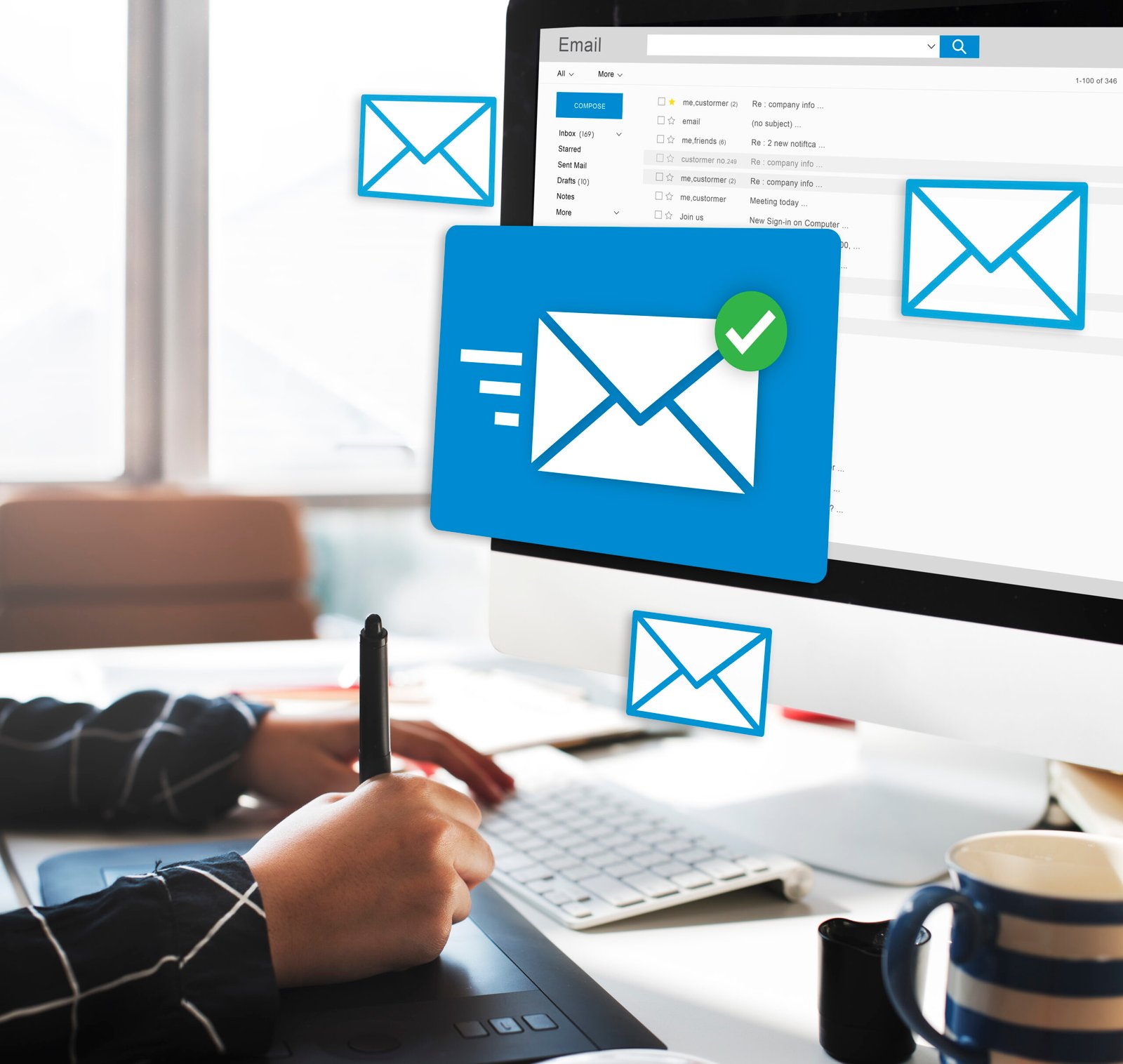 Crowded inbox with one standout email: How to get people to open your emails