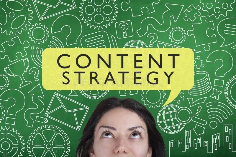 Content strategy concept illustrating the shift from viral content to consistent digital visibility through planning, structure, and long-term growth.